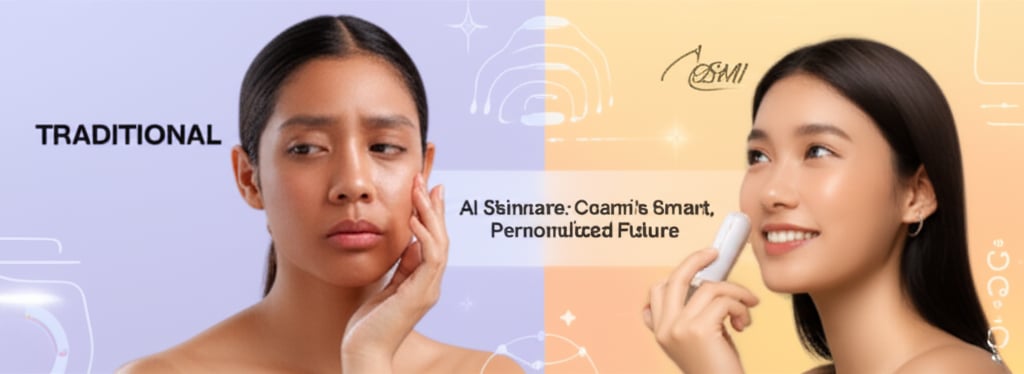 Traditional vs. AI Skincare: Cosmi's Smart, Personalized Future