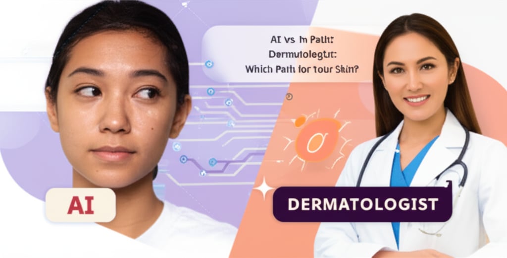 AI vs. In-Office Dermatologist: Which Path for Your Skin?
