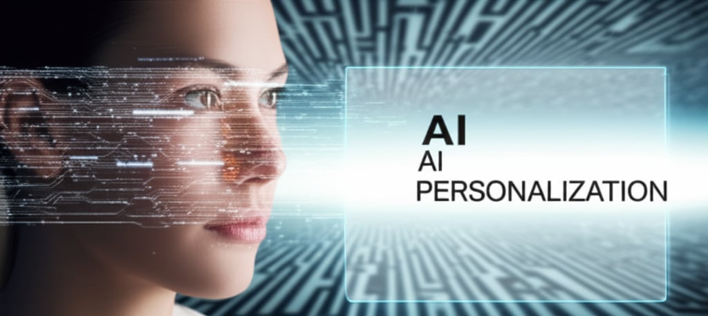 An illustrative image about: A cinematic, bright image of a person's face being gently illuminated by glowing data streams and in