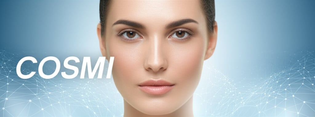 An illustrative image about: A close-up of a serene woman with impeccably clear and radiant skin, looking confidently forward. Be