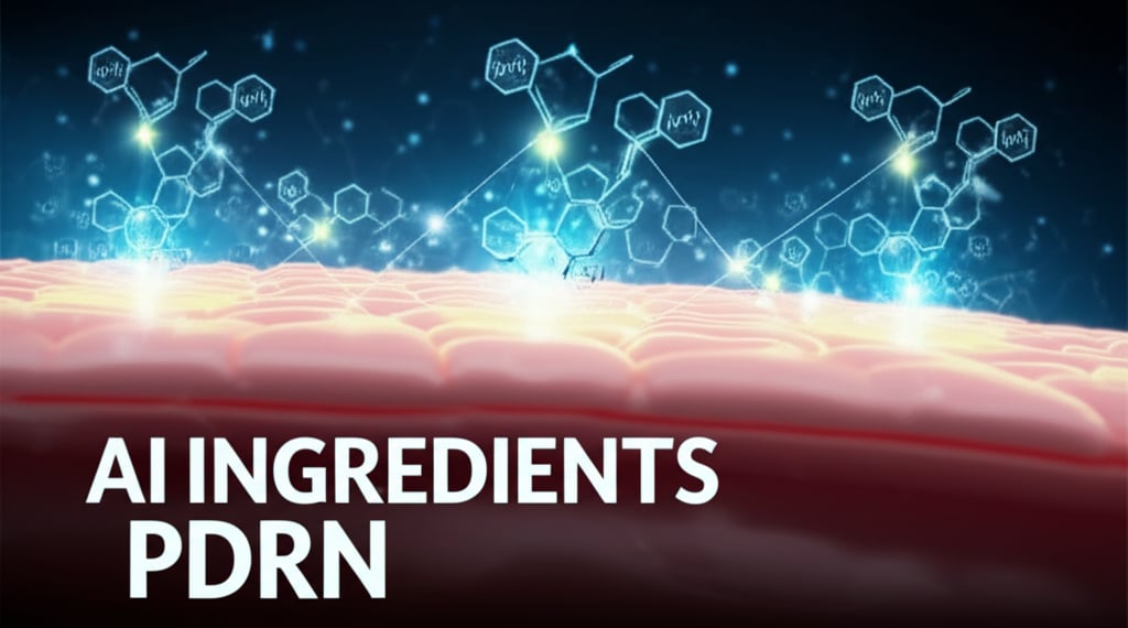 An illustrative image about: A microscopic, high-detail, bioluminescent visualization of skin cells being repaired and regenerate