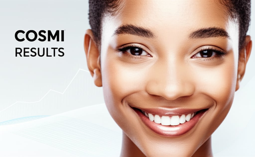 An illustrative image about: A vibrant, close-up portrait of a person (diverse, radiant skin, healthy glow, clear complexion) smi