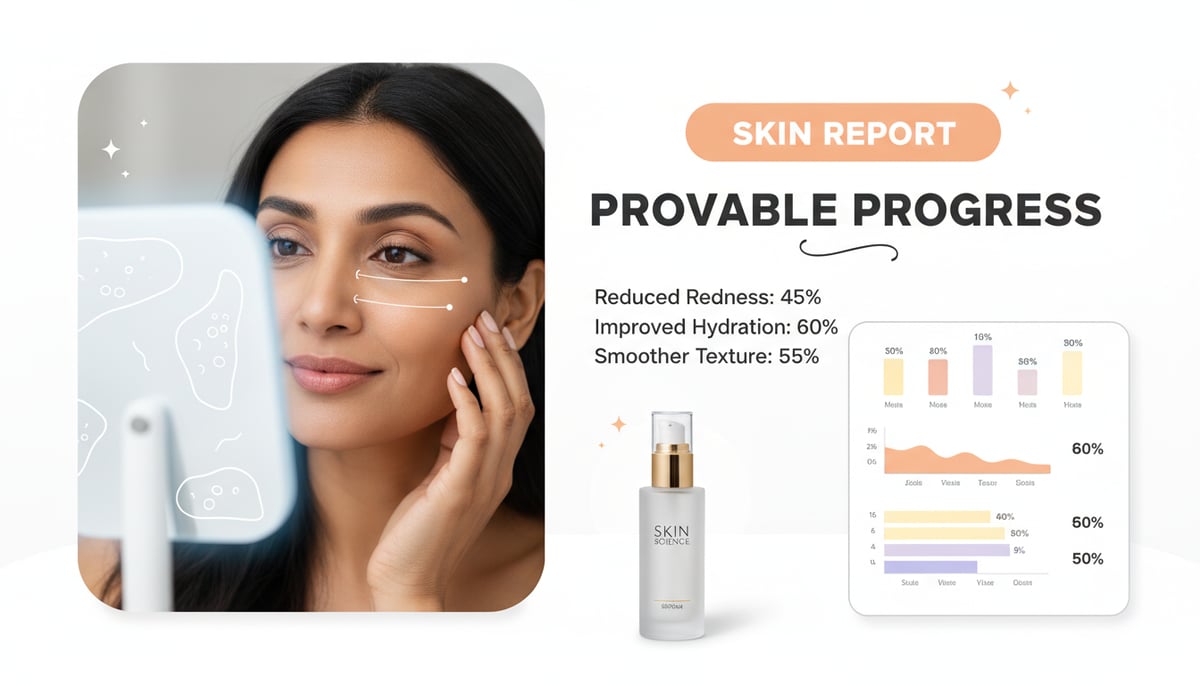 Beyond the Mirror: How AI Generates Provable Progress Reports for Your Skin