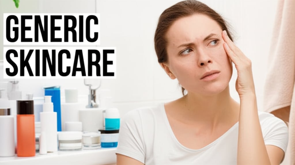 An illustrative image about: A person with a frustrated expression, standing in front of a bathroom vanity overflowing with numer