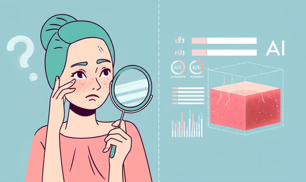 An illustrative image about: A conceptual illustration contrasting subjective human perception with objective data analysis for s