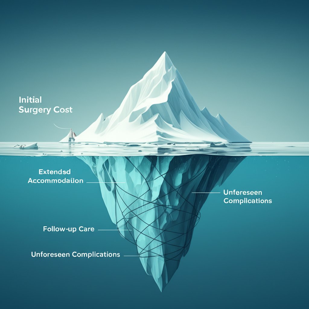An illustrative image about: An intricate conceptual illustration of an iceberg in calm water, where the small, visible tip is la