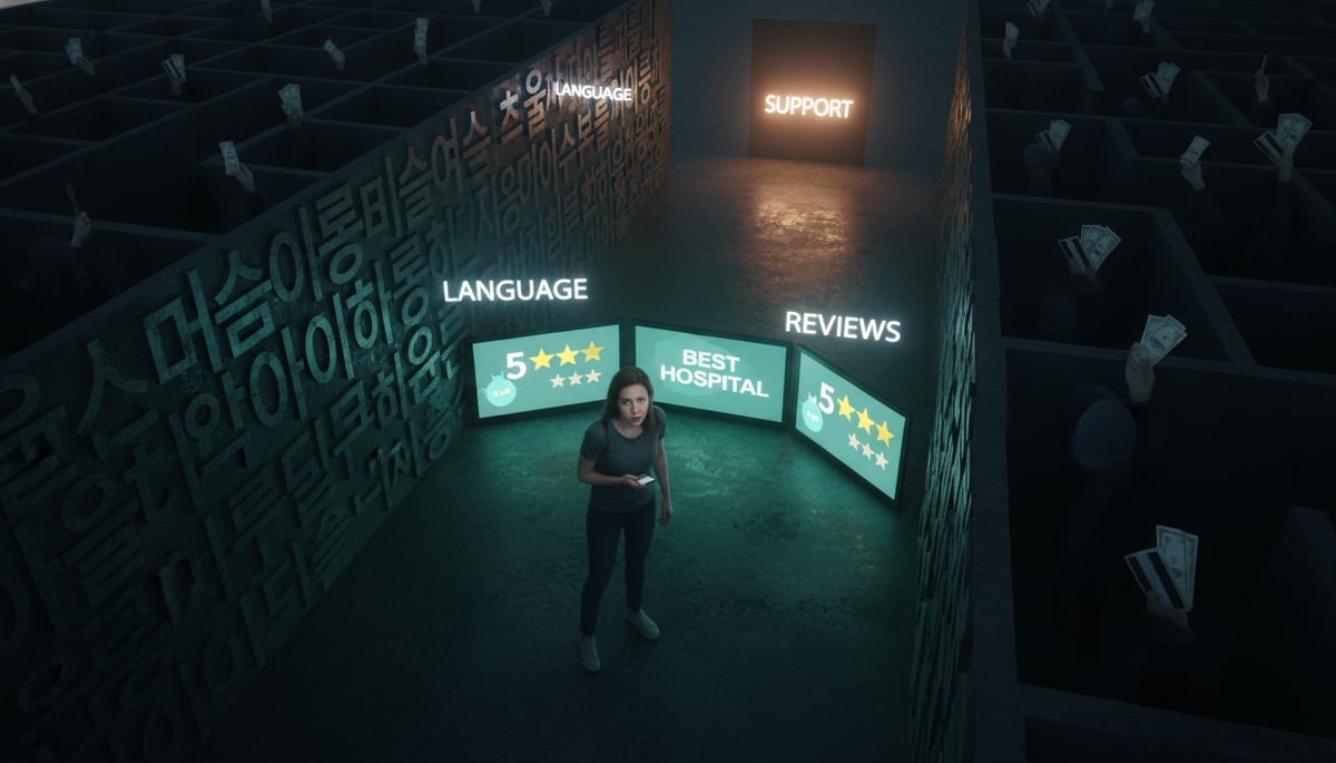 The Foreign Patient's Gauntlet: Language, Brokers, and Misinformation