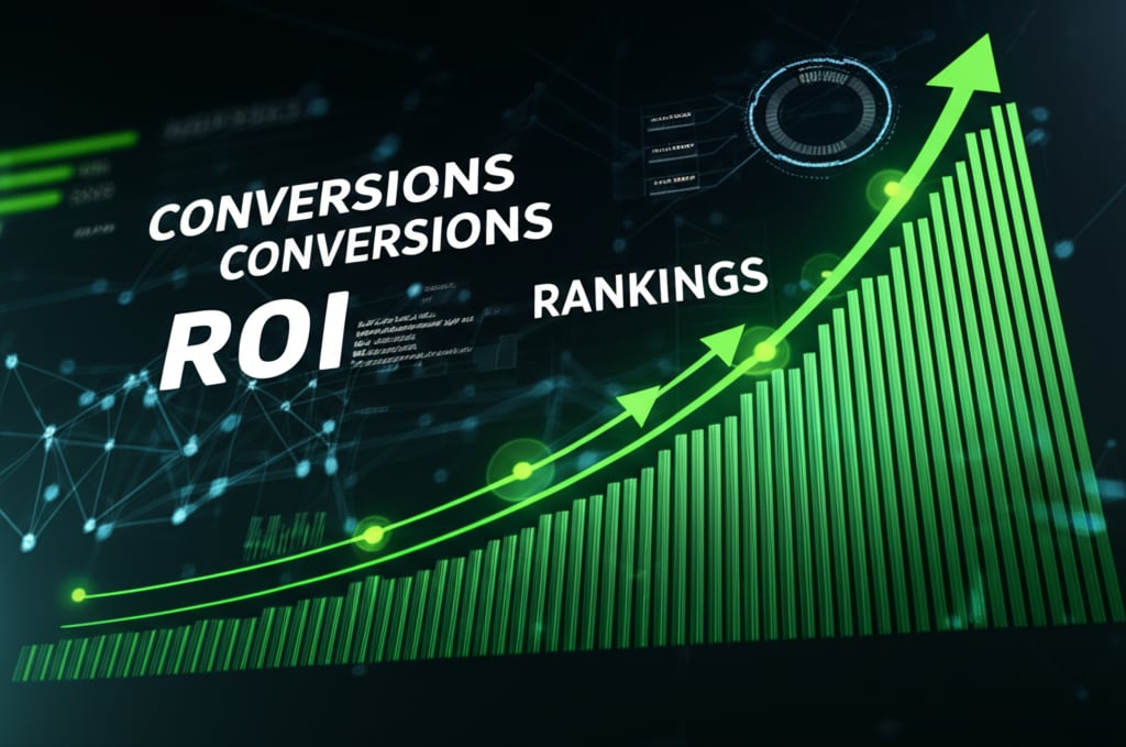 An illustrative image about: A dynamic, futuristic digital dashboard displaying key performance indicators (KPIs) with upward-tre