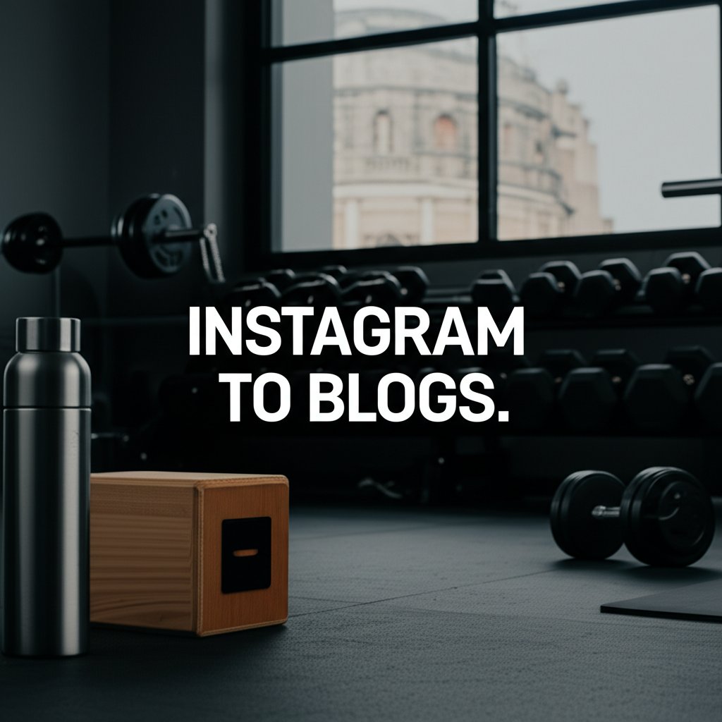 How London Fitness Studios Transform Instagram into Blogs