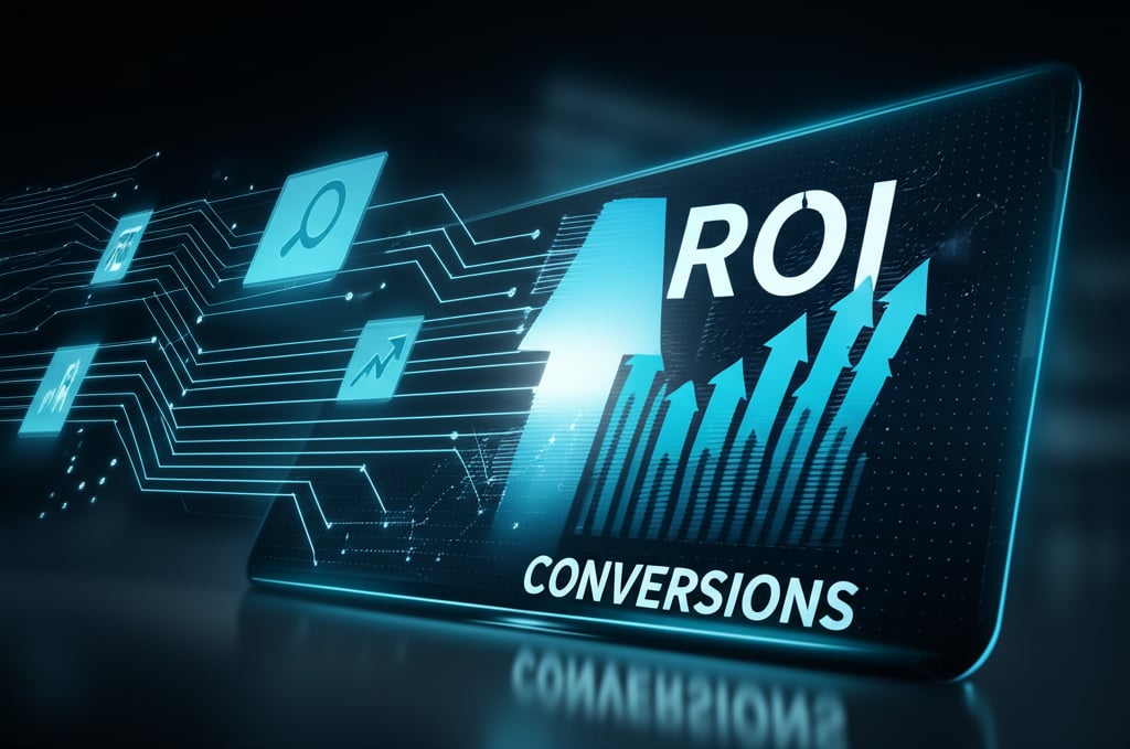 An illustrative image about: A cinematic, high-tech dashboard showcasing real-time SEO performance. Glowing data streams flow fro