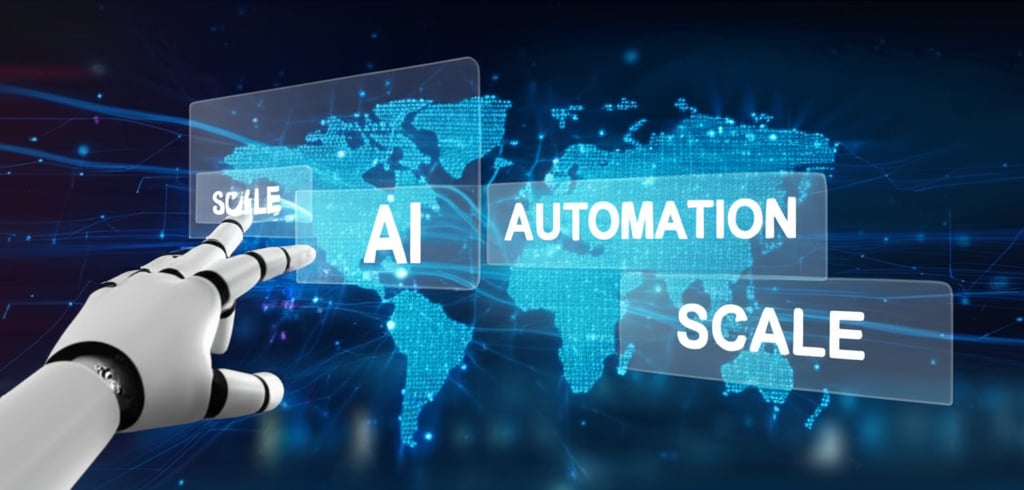 An illustrative image about: A futuristic AI interface displaying content flowing seamlessly across a global digital network. A r