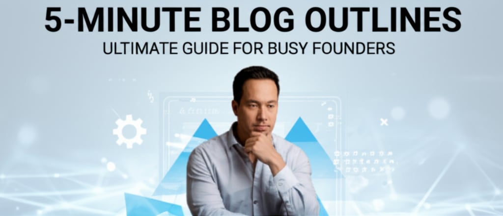 5-Minute Blog Outlines: An Ultimate Guide for Busy Founders