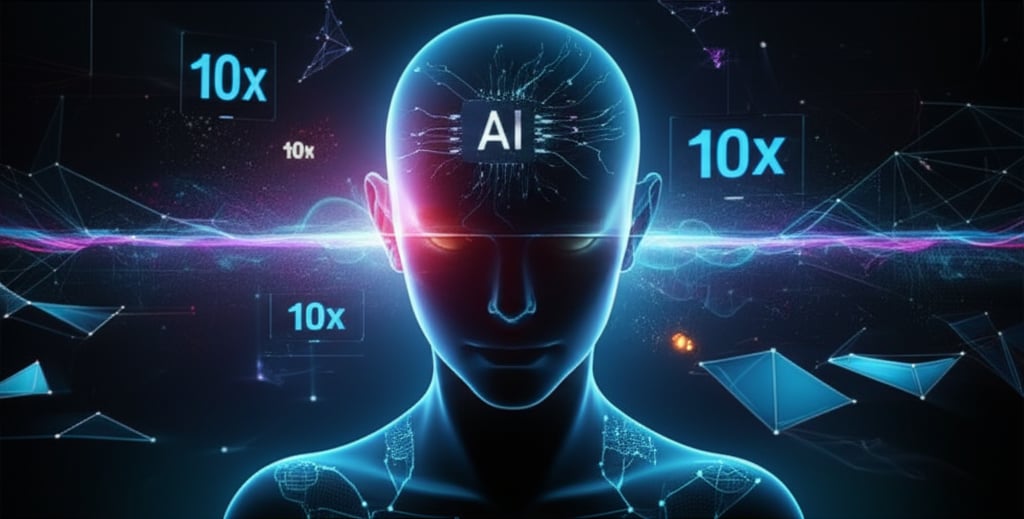 An illustrative image about: Generate a bold, visually immersive image blending surrealism with digital futurism. The central vis