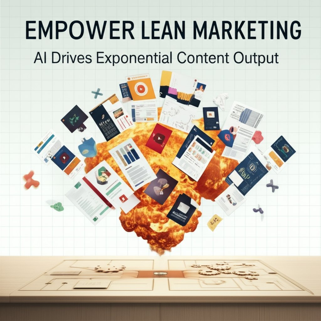 Empower Lean Marketing: AI Drives Exponential Content Output