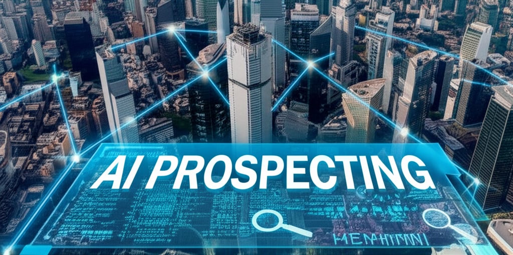 An illustrative image about: A futuristic digital cityscape viewed from above, with glowing data streams connecting various high-