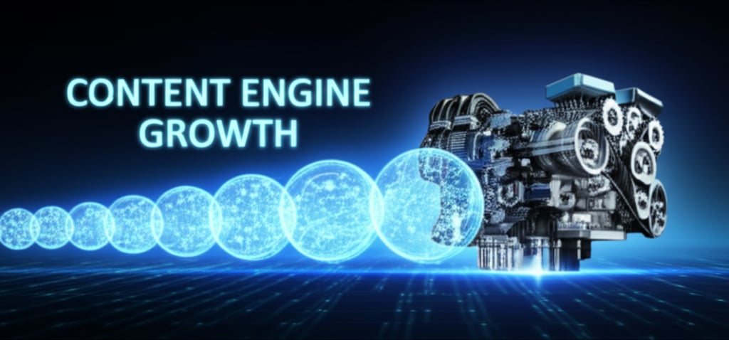 An illustrative image about: A futuristic, powerful digital engine, rendered in intricate detail, churning with glowing gears and