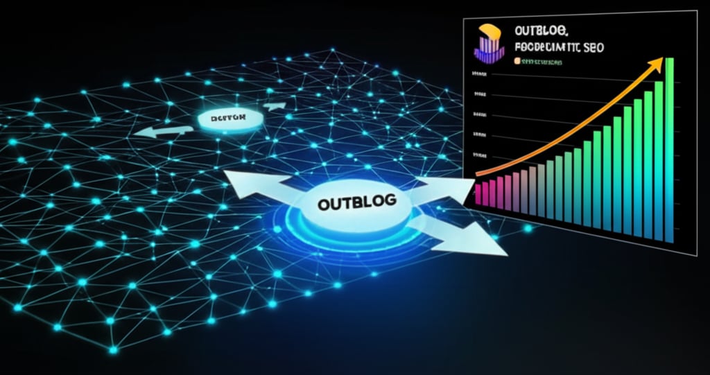 An illustrative image about: An intricate, glowing digital network illustrating programmatic SEO in action. Thousands of long-tai
