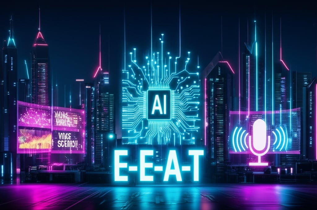 An illustrative image about: A futuristic, neon-lit digital cityscape at twilight, where holographic projections emerge from tall